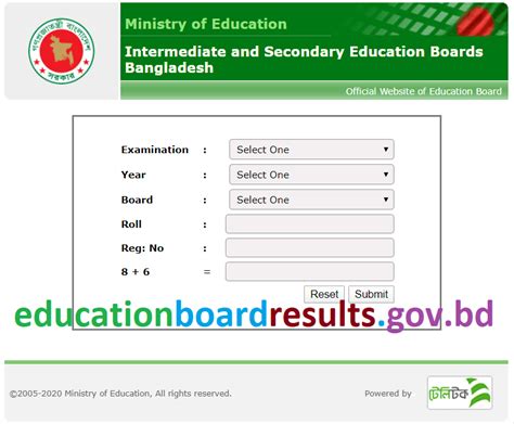 board education result 